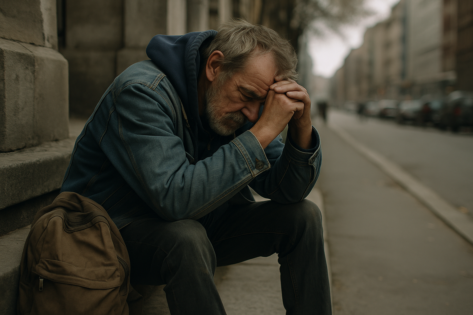 Mère et enfant, geste de soutien et de dignité
